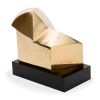 Emile Gilioli, "Architecture disloquée", sculpture in gilded bronze mounted on a base, signed and numbered, of 1970 - 00pp thumbnail