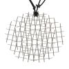 François Morellet, Pendant in silvered metal, Centre Georges Pompidou limited edition, with authenticity certificate, of 2011 - 00pp thumbnail