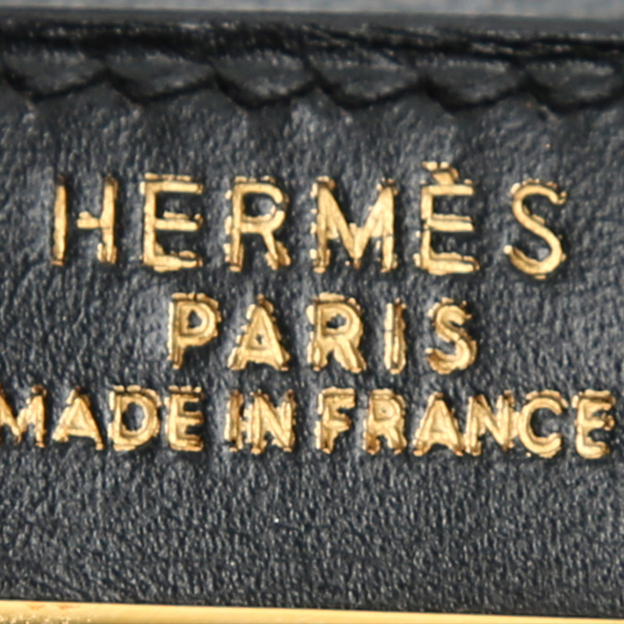 Borsa Hermès  Kelly 32 cm in pelle box nera - Detail D4