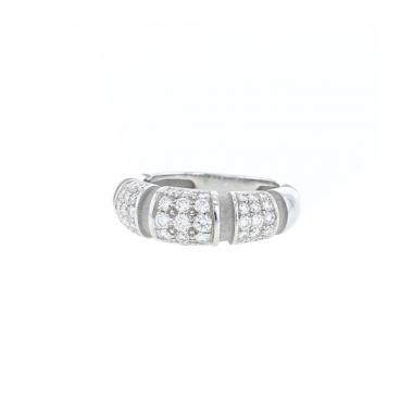 Sortija Mauboussin Nadja de oro blanco y diamantes