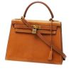 Hermès  Kelly 28 cm handbag  in gold Pecari leather - 00pp thumbnail