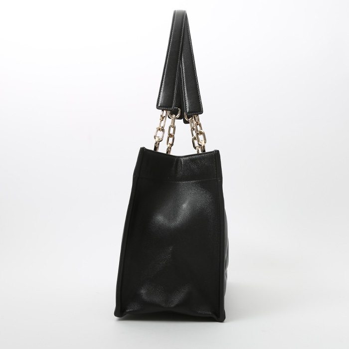 Sac cabas Dior  Essential petit modèle  en cuir noir - Detail D6