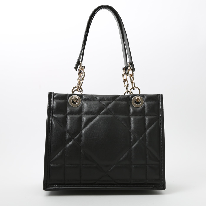 Bolso Cabás Dior  Essential modelo pequeño  en cuero negro - Detail D7