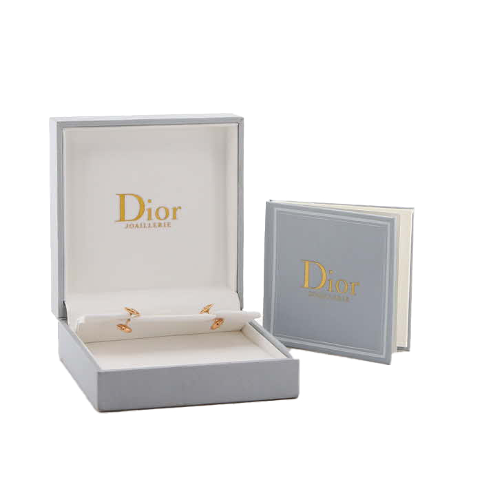 Pendientes Dior Rose des vents talla XS de oro rosa y diamantes - Detail D2