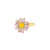 Dior Diorette ring in yellow gold, enamel and diamond - 00pp thumbnail