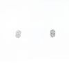Paire de boucles d'oreilles Fred Kate Moss en or blanc et diamants - 360 thumbnail