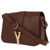 Saint Laurent  Chyc handbag  in brown leather - 00pp thumbnail