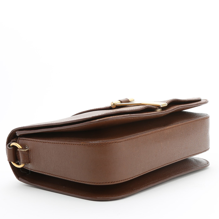 Borsa Saint Laurent  Chyc in pelle marrone - Detail D5