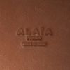 Alaïa  Mina shopping bag  in black leather - Detail D4 thumbnail