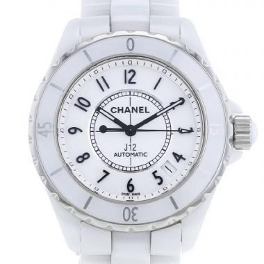 Chanel J12 White Automatic White Dial White Ceramic Watch H0970 – Watches  of America