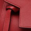 Bolso de mano Celine  Belt mini  en cuero rojo - Detail D1 thumbnail