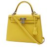 Hermès  Kelly 25 cm handbag  in Jaune de Naples epsom leather - 00pp thumbnail