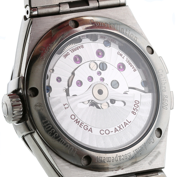 Omega Constellation Double Eagle  in stainless steel Circa 2010 - Detail D2