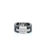 Articulated Cartier Maillon Panthère ring in white gold, diamonds and ceramic - 360 thumbnail