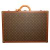 Louis Vuitton  Bisten 65 suitcase  monogram canvas  and natural leather - Detail D1 thumbnail