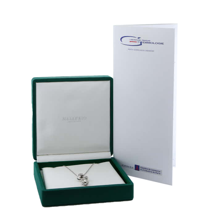 Collana Mellerio  in oro bianco e diamanti - Detail D2