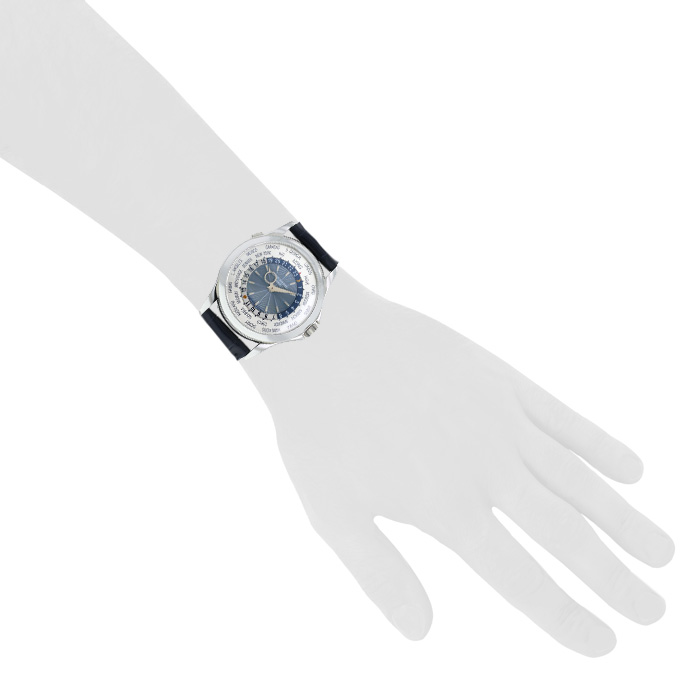 Orologio Patek Philippe World Time in platino Ref: Patek Philippe - 5130  Circa 2009 - Detail D1