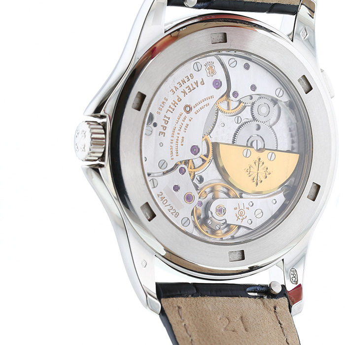 Patek Philippe World Time  in platinium Ref: Patek Philippe - 5130  Circa 2009 - Detail D3