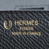 Женские брюки Hermes Hermès  Precio de los bolsos Hermes Petite Ceinture de segunda mano en cuero epsom negro y marrón etoupe - Detail D3 thumbnail
