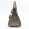 Hermès  Birkin 25 cm handbag  in black and etoupe epsom leather - Detail D6 thumbnail