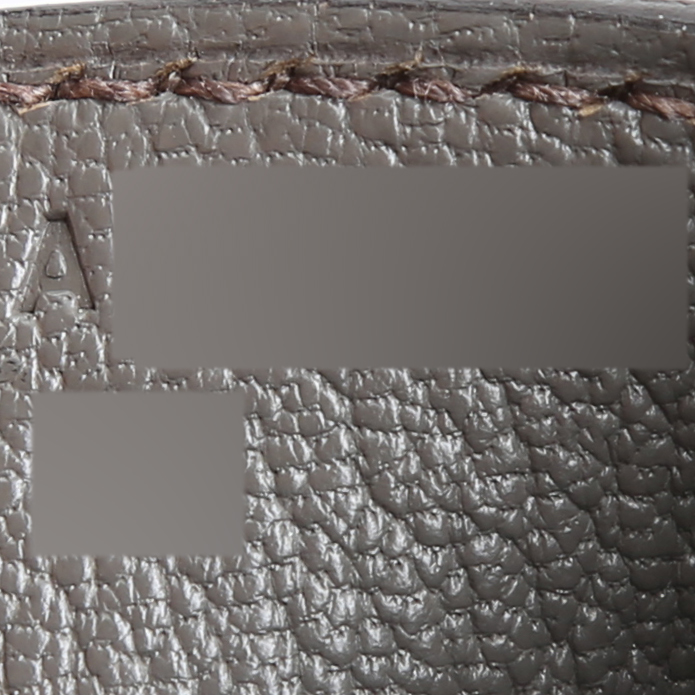 Borsa Hermès  Birkin 35 cm in pelle togo grigia stagna - Detail D4
