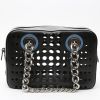 Prada  Bauletto handbag  in black and grey leather - Detail D9 thumbnail