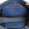 Prada  Galleria handbag  in blue leather saffiano - Detail D3 thumbnail