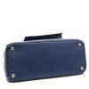 Prada  Galleria handbag  in blue leather saffiano - Detail D5 thumbnail