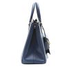 Prada  Galleria handbag  in blue leather saffiano - Detail D6 thumbnail