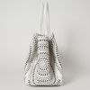 Alaïa   handbag  in white leather - Detail D6 thumbnail
