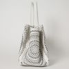 Alaïa   handbag  in white leather - Detail D7 thumbnail