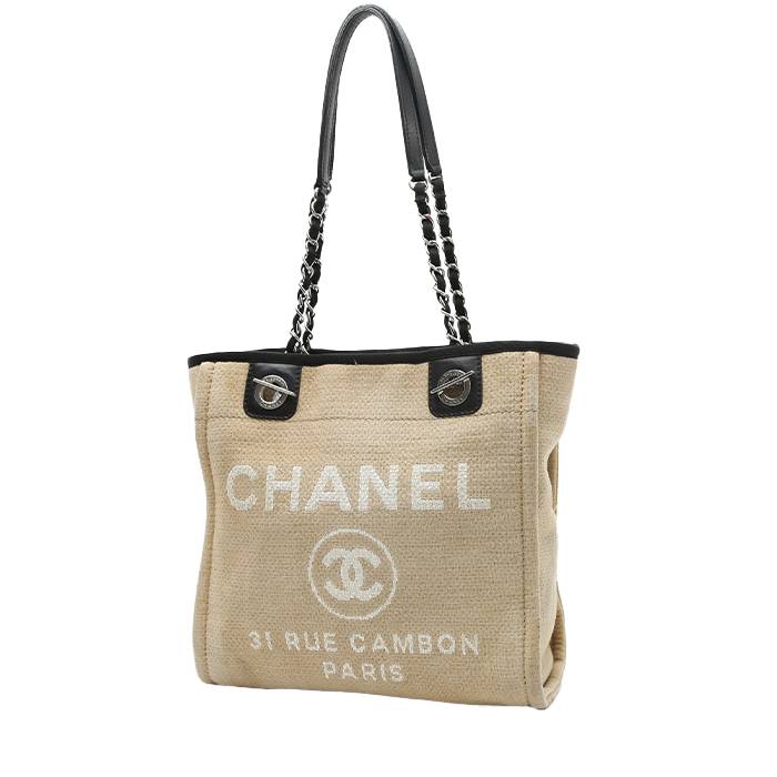 CHANEL Pre-Owned Deauville 24 two-way bag, Black