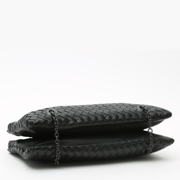 Borsa Bottega Veneta   in pelle intrecciata nera - Detail D5