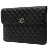 Pochette Chanel  in pelle trapuntata nera - 00pp thumbnail