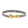 Fred Force 10  1990's bracelet in yellow gold and stainless steel - 00pp thumbnail