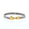 Fred Force 10  1990's bracelet in yellow gold and stainless steel - 360 thumbnail