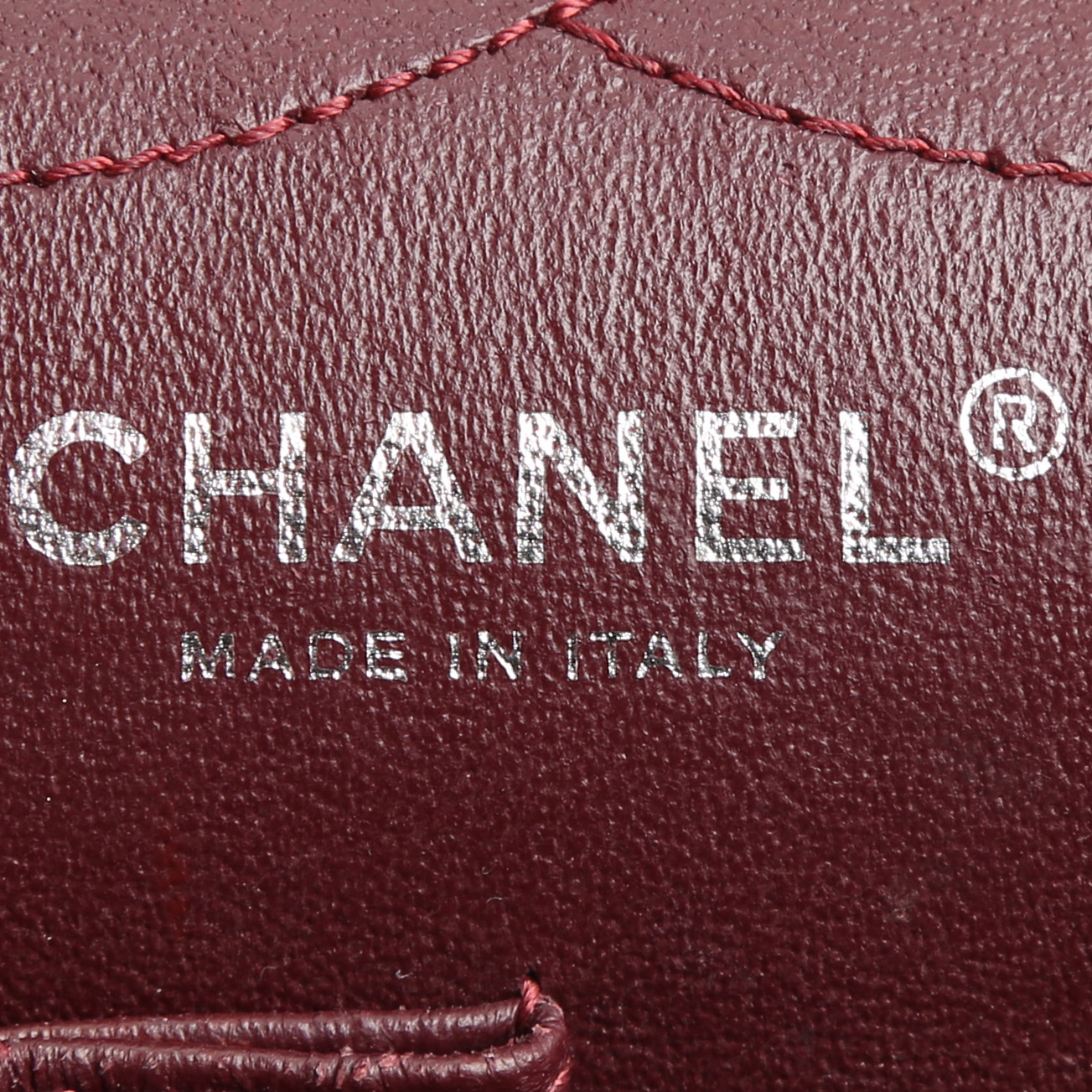 Borsa Chanel  Chanel 2.55 in pelle trapuntata nera - Detail D4