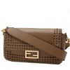 Fendi  Baguette handbag  in brown leather - 00pp thumbnail