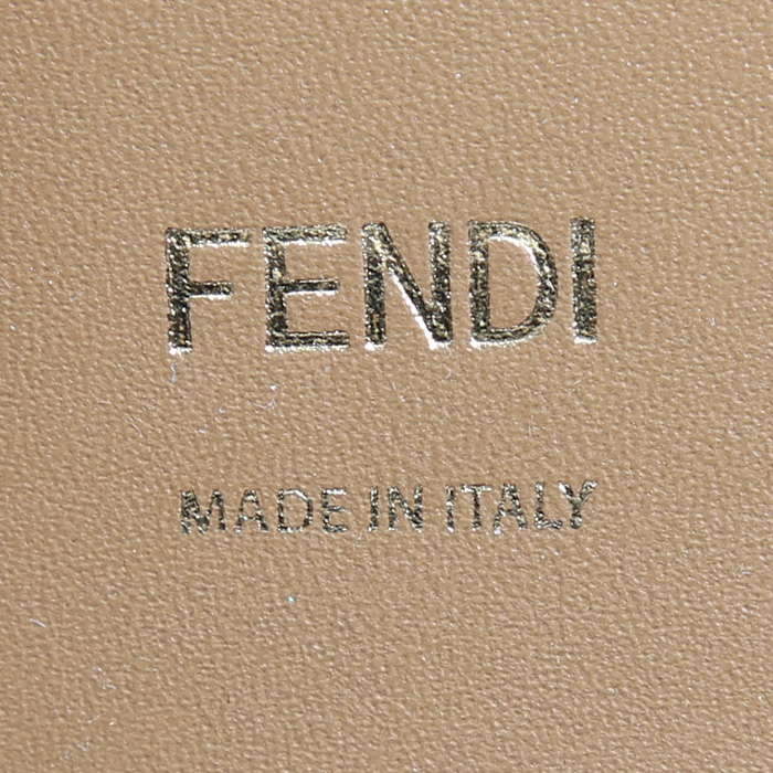 Sac à main Fendi Baguette en cuir marron - Detail D3