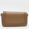 Fendi  Baguette handbag  in brown leather - Detail D7 thumbnail