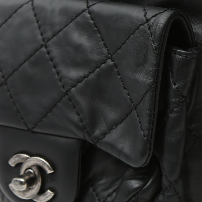 Zaino Chanel  Sac à dos in pelle nera - Detail D1