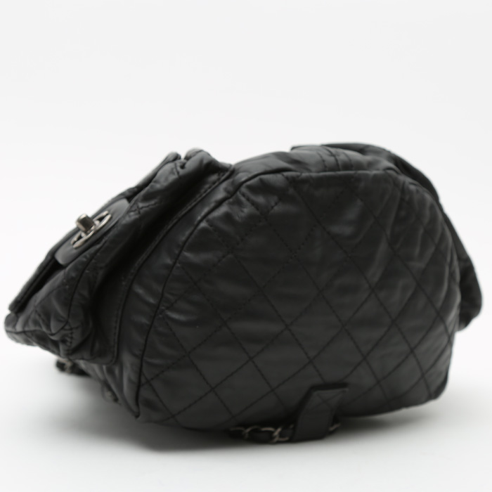 Zaino Chanel  Sac à dos in pelle nera - Detail D5