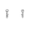 Paire de boucles d'oreilles Tiffany & Co Etoile en platine et diamants - 360 thumbnail