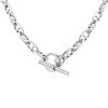 Hermès Chaine d'Ancre large model necklace in silver - 00pp thumbnail