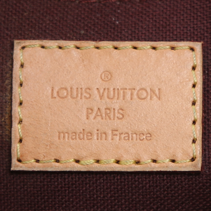 Bolso bandolera Louis Vuitton  Favorite en lona Monogram marrón y cuero natural - Detail D4