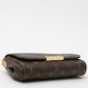 Louis Vuitton  Favorite shoulder bag  in brown monogram canvas  and natural leather - Detail D5 thumbnail
