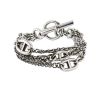 Hermès Farandole large model bracelet in silver - 00pp thumbnail