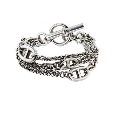 Bracelet Hermès Farandole grand modèle en argent