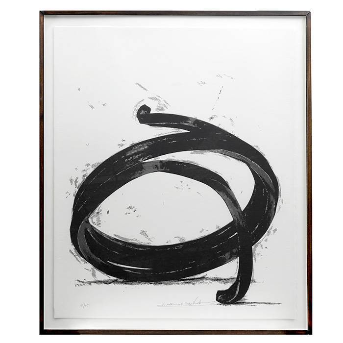 noir noir et noir  Bernar Venet ベルナール・ベネ Estampa Bernar Venet 400688 | Collector Square