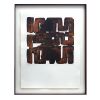 Pierre Soulages, "Eau-forte XI", etching in colors on paper, signed, numbered and framed, of 1957 - 00pp thumbnail